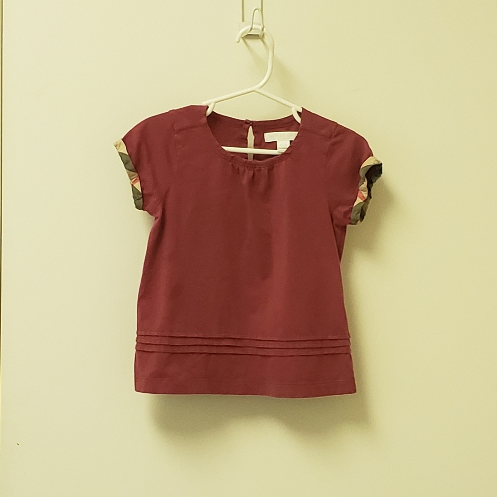 Burberry Mauve Girls' Top - 5Y (UK) / 4T (US)